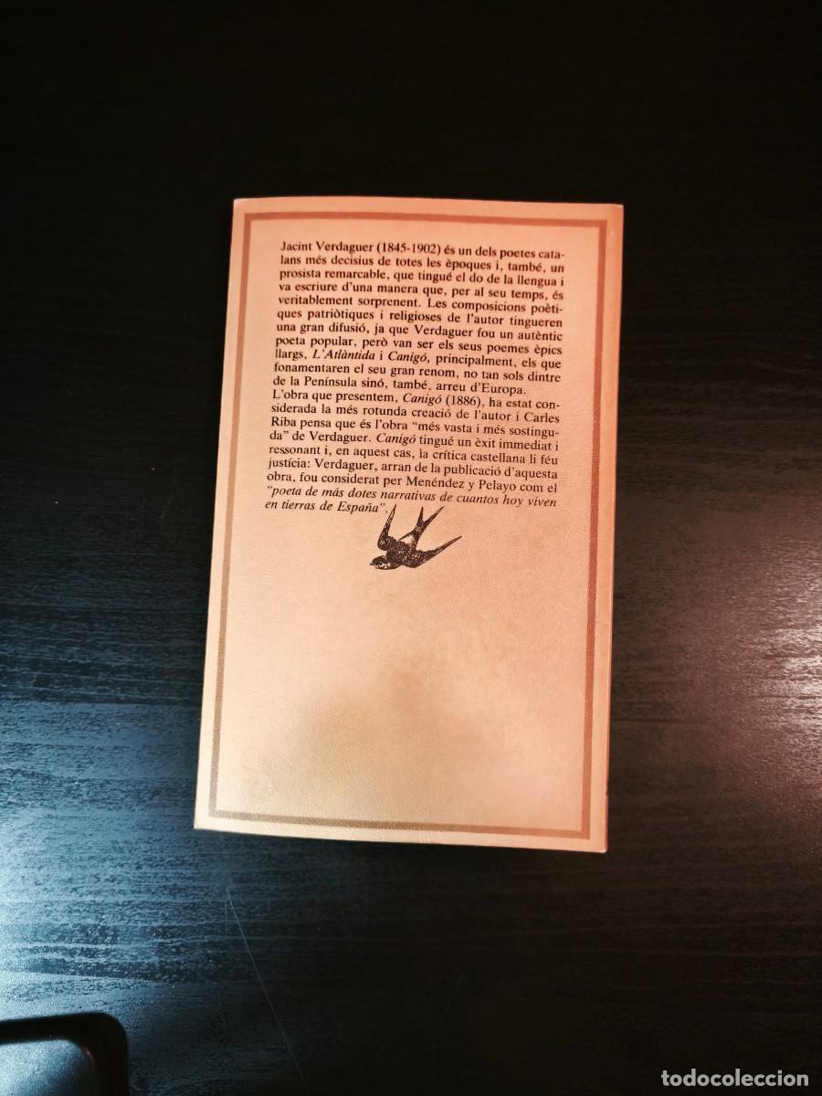 Libros de segunda mano: Canig&oacute; - Jacint Verdaguer - Foto 2
