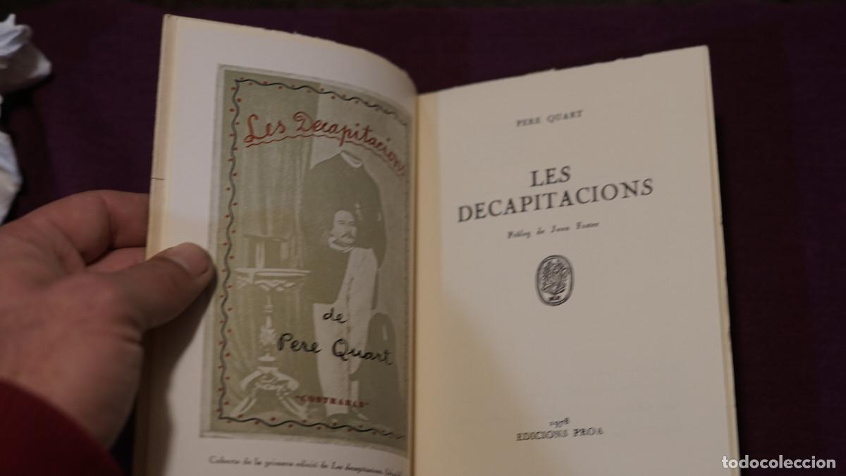 Libros de segunda mano: Pere Quart - Les decapitacions - Proa 1978 - Foto 2
