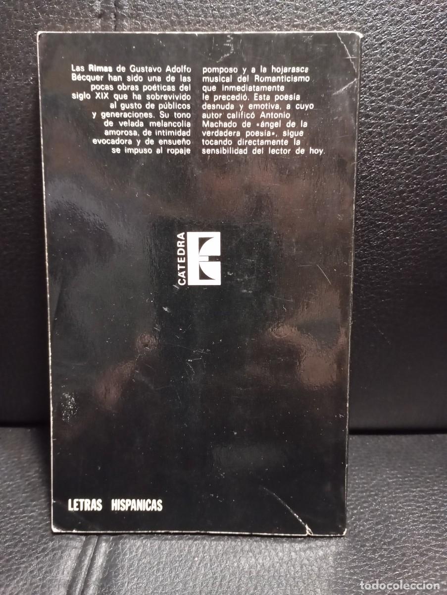 Libros de segunda mano: RIMAS - LIBRO - GUSTAVO ADOLFO BECQUER - CATEDRA - 1976 - Foto 2