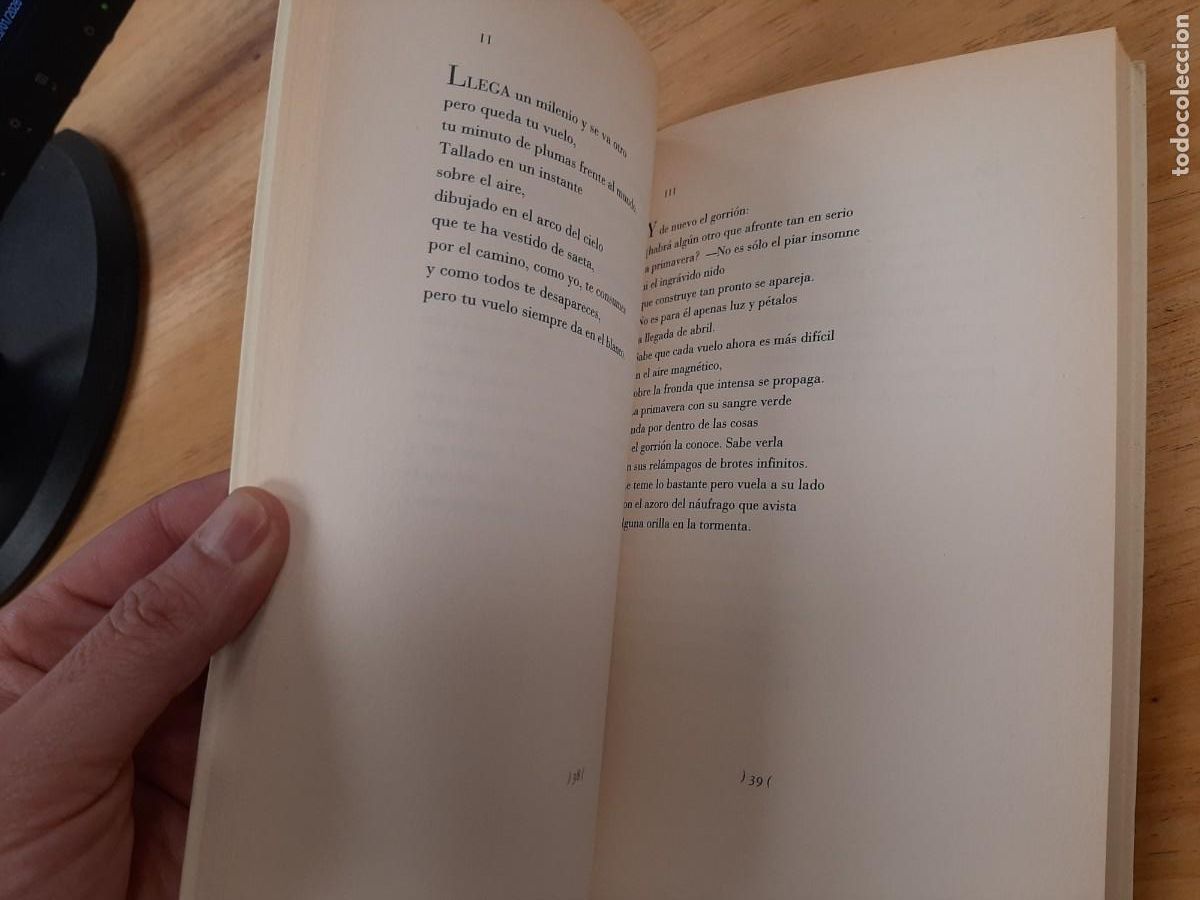 Libros de segunda mano: Partitura de la cigarra - Eugenio Montejo - Pre-Textos, 1999 - Foto 9