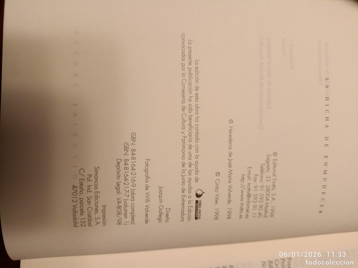 Libros de segunda mano: Poes&iacute;a. Jos&eacute; Mar&iacute;a Valverde - Foto 4
