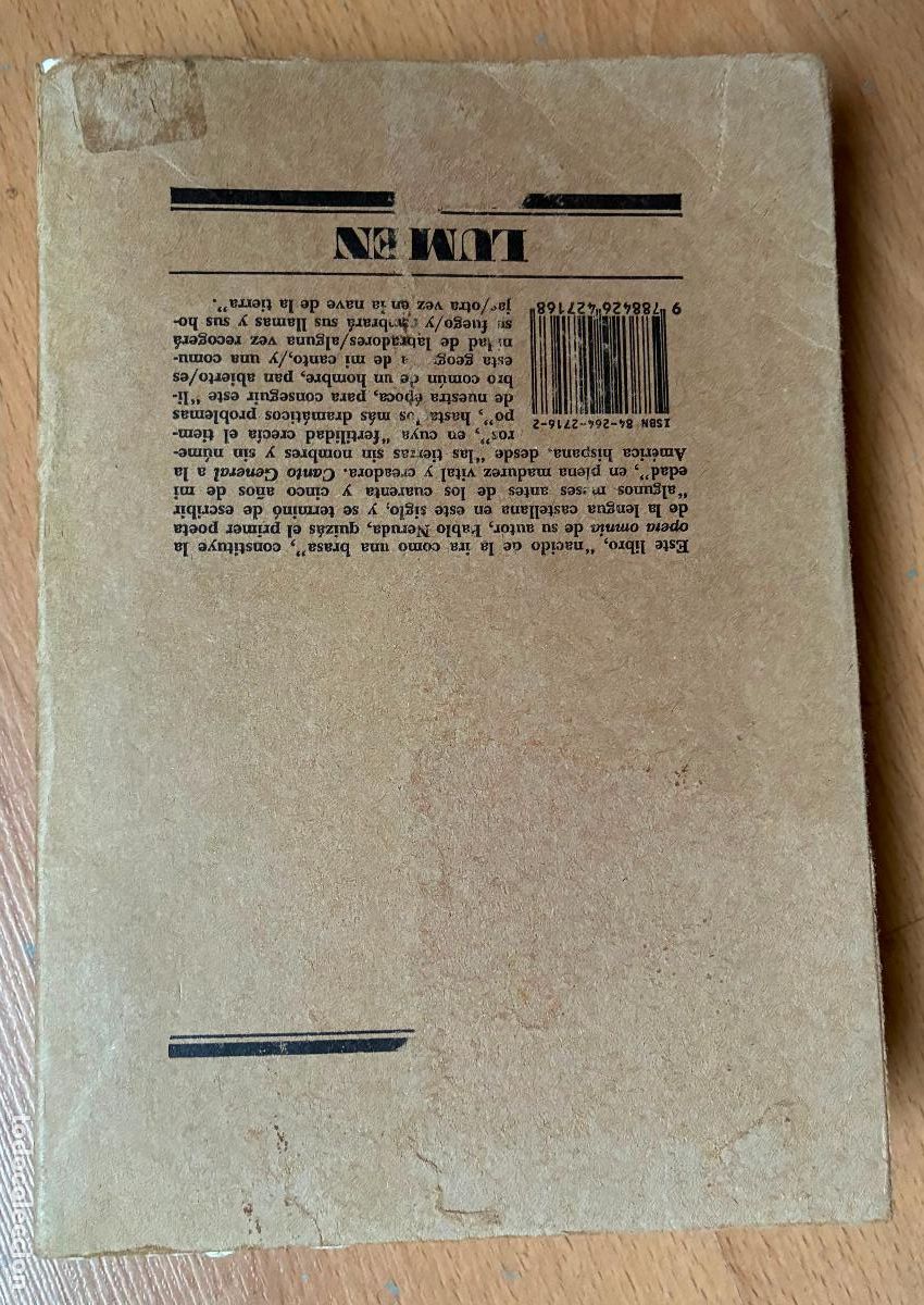 Libros de segunda mano: PABLO NERUDA, CANTO GENERAL, POESIA - Foto 2