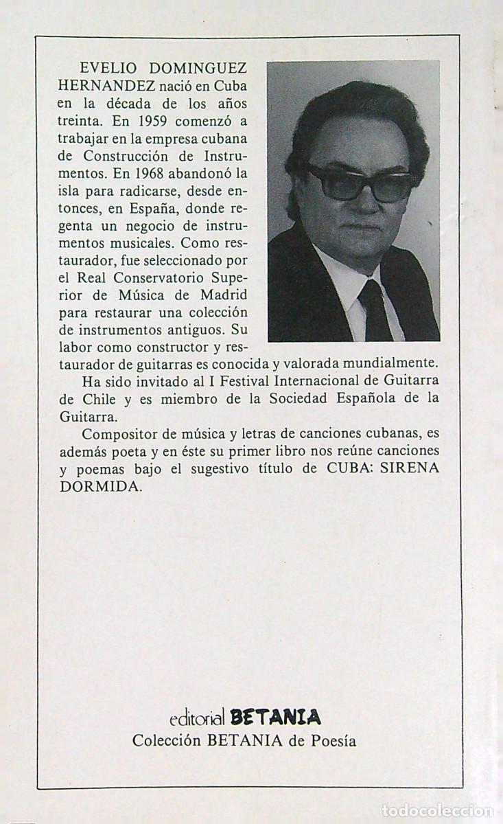 Libros de segunda mano: CUBA: SIRENA DORMIDA - EVELIO DOM&Iacute;NGUEZ - 1991 - Foto 5