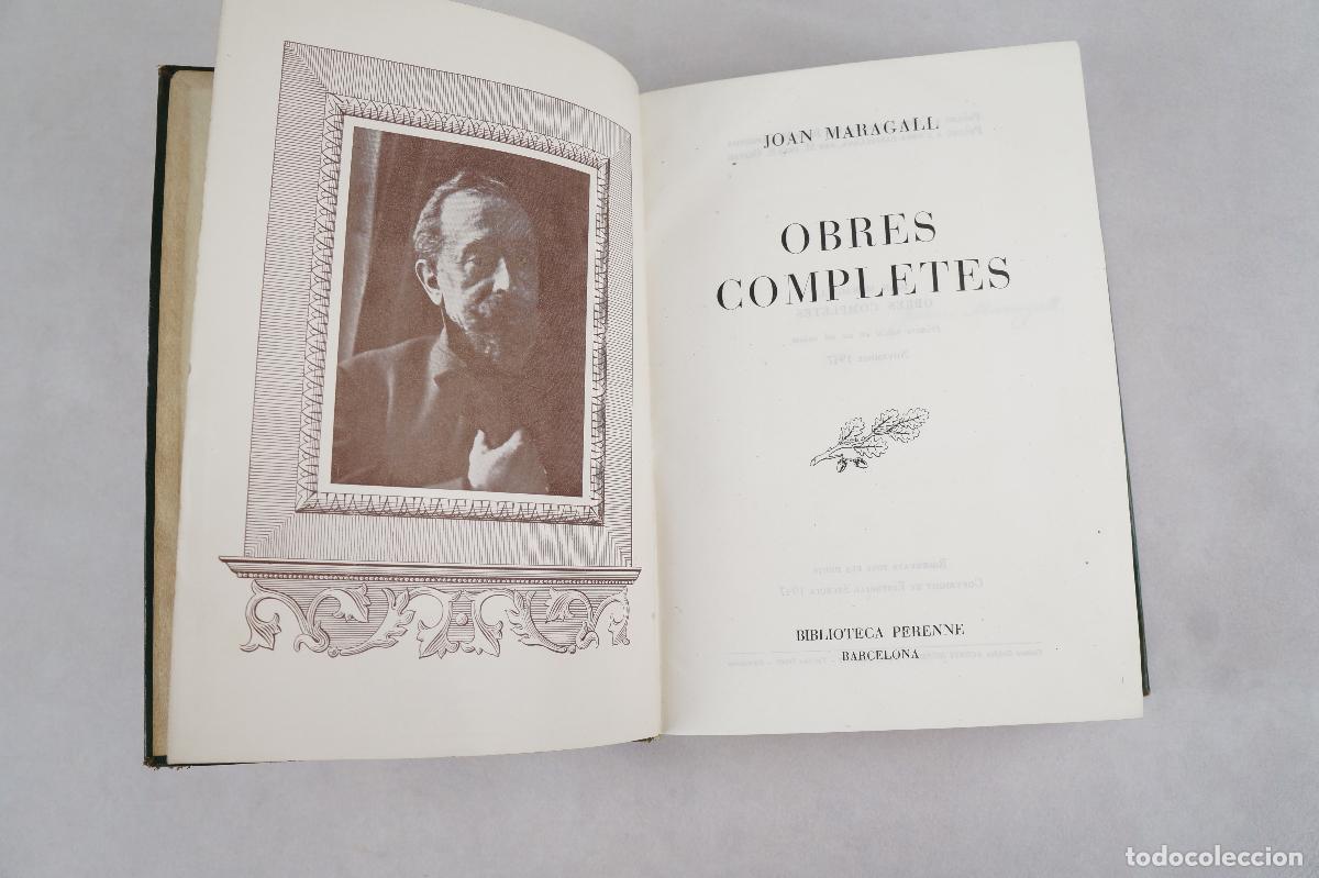 Libros de segunda mano: Obres Completes de Joan Maragall - 1947 - Foto 6