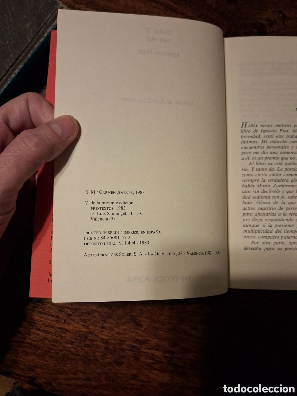 Libros de segunda mano: Para ti (1963-1981), Ignacio Prat - Foto 4
