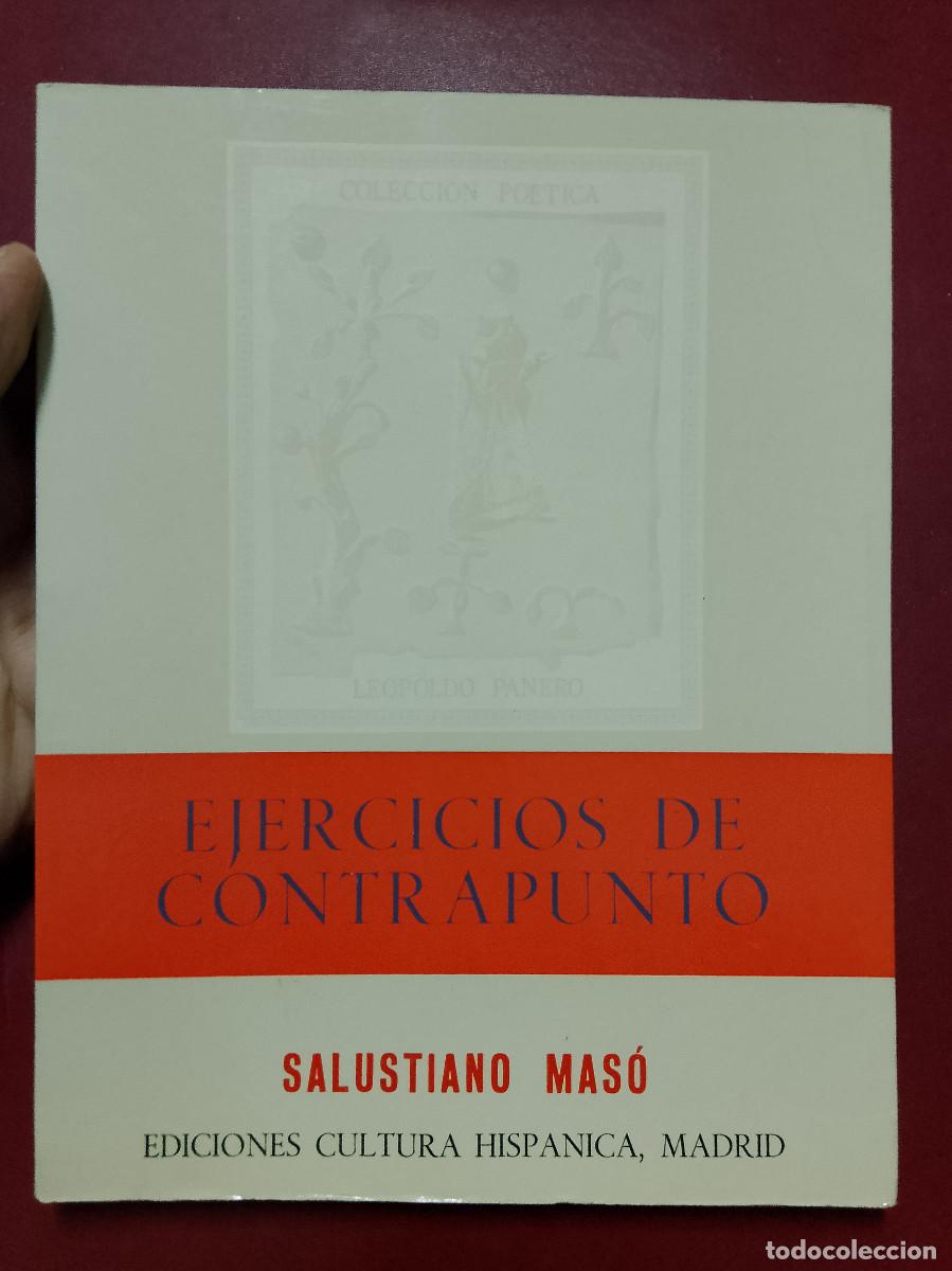 Gebrauchte B&uuml;cher: Salustiano Mas&oacute;: Ejercicios de contrapunto (Ediciones Cultura Hisp&aacute;nica. 1975)
