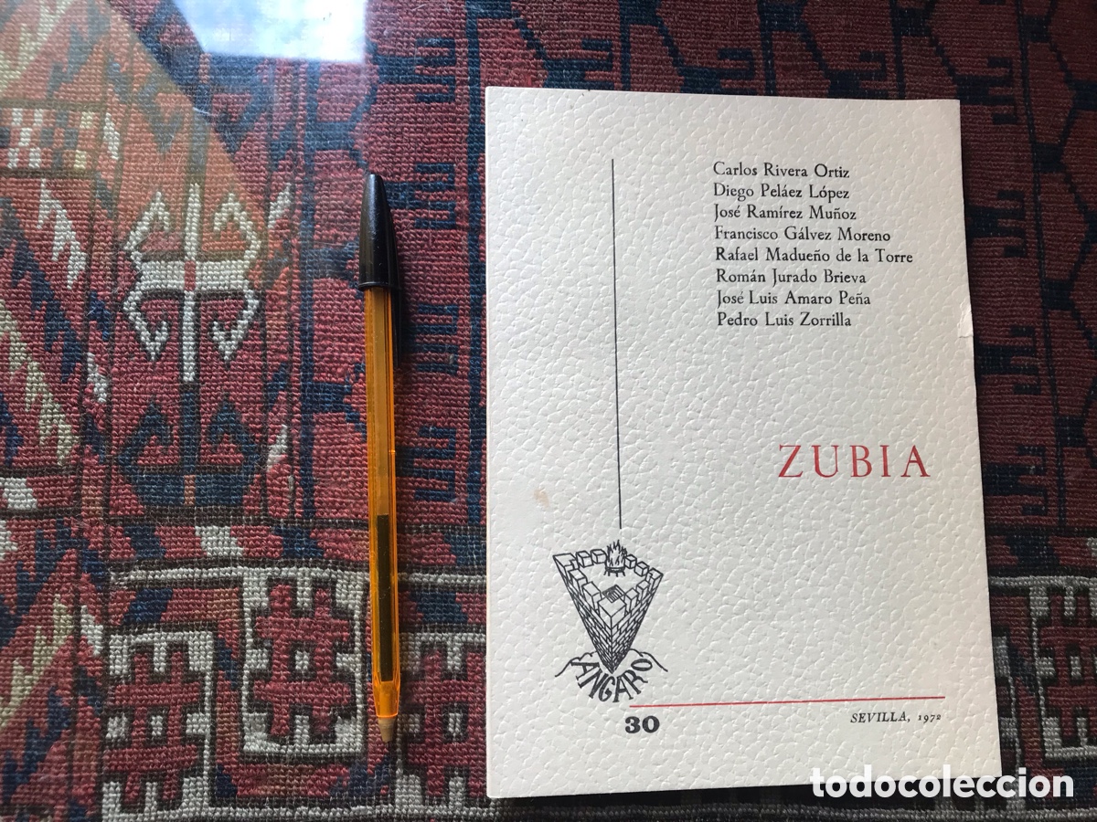 Gebrauchte B&uuml;cher: Zubia n&ordm; 30. Grupo po&eacute;tico de C&oacute;rdoba. Sevilla 1972.