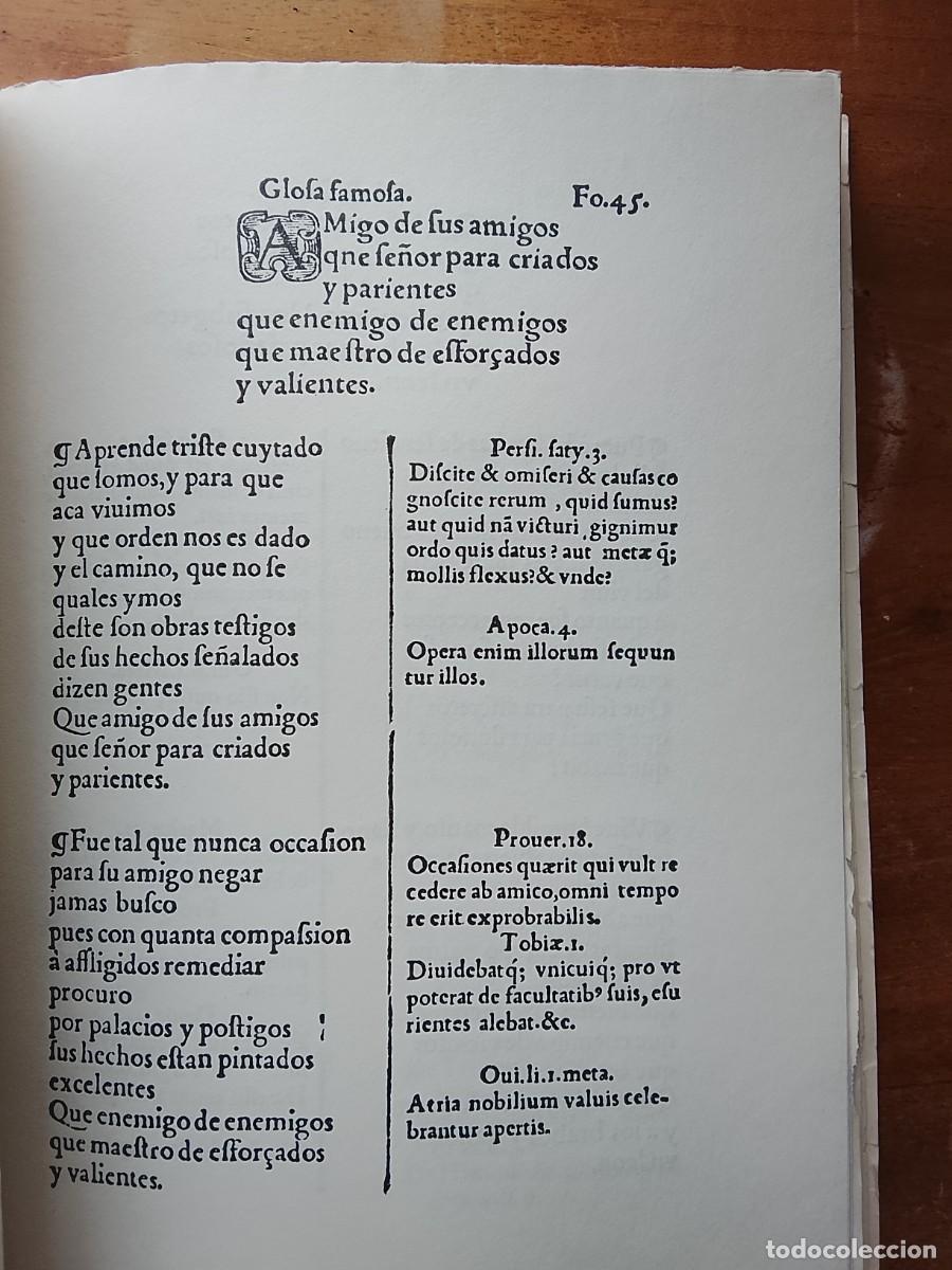 Libros de segunda mano: Jorge Manrique, coplas... facs&iacute;mil 1974 - Foto 5
