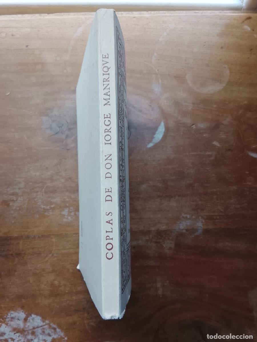 Libros de segunda mano: Jorge Manrique, coplas... facs&iacute;mil 1974 - Foto 9