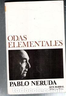 Libros de segunda mano: Odas elementales, Pablo Neruda - Foto 1