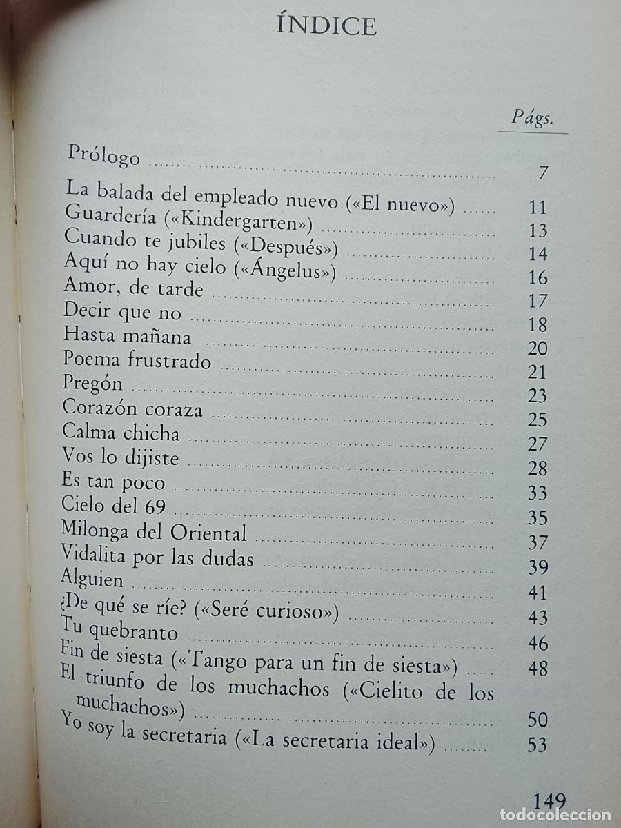 Libros de segunda mano: Mario Benedetti, Canciones del m&aacute;s ac&aacute; - Foto 3