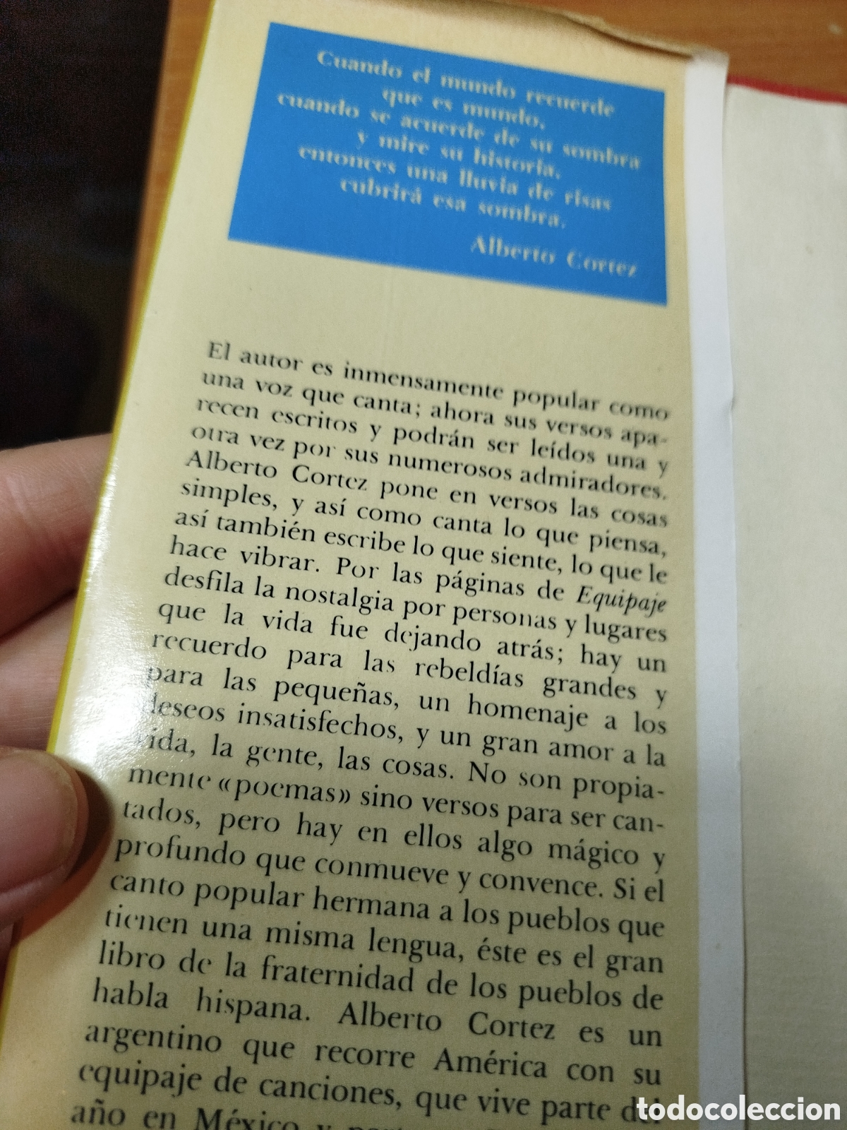 Libros de segunda mano: Equipaje Alberto Cortez. - Foto 4