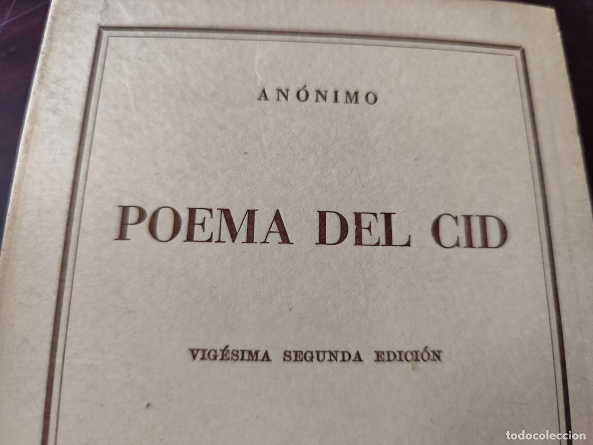 Libros de segunda mano: POEMA DEL CID / ANONIMO / PU-GUI-2 / AUSTRAL ESPASA CALPE - Foto 3