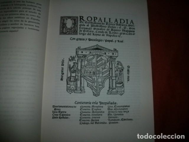 Libros de segunda mano: Propaladia. Bartolom&eacute; de Torres Naharro. FACS&Iacute;MIL - Foto 2