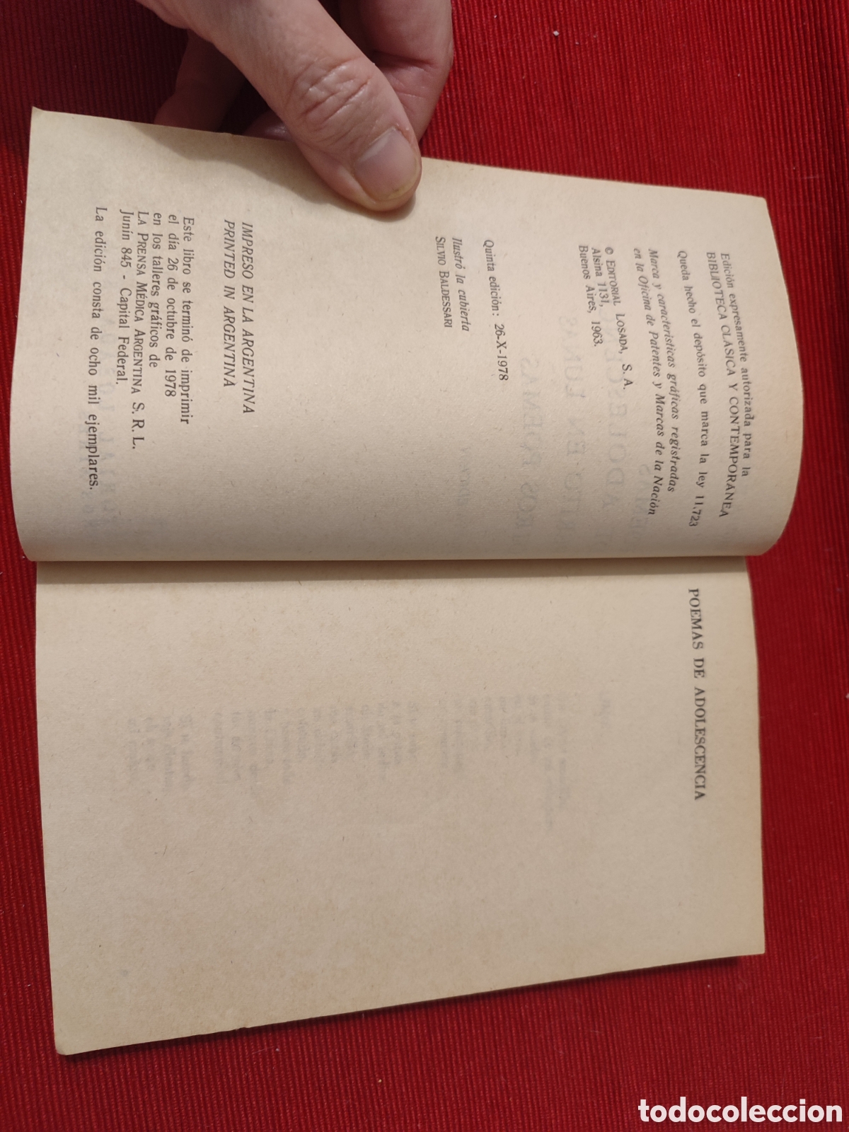 Libros de segunda mano: &rdquo;Perito en lunas&rdquo; Miguel Hern&aacute;ndez. 1978 - Foto 4