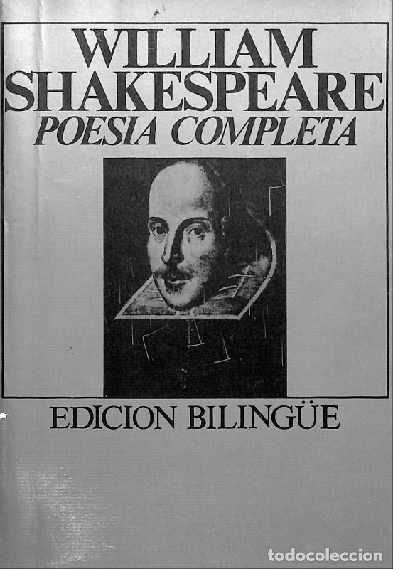 Libros de segunda mano: Poes&iacute;a Completa de Shakespeare - William Shakespeare - Ediciones 29 - 1977, 2&ordf; ed.