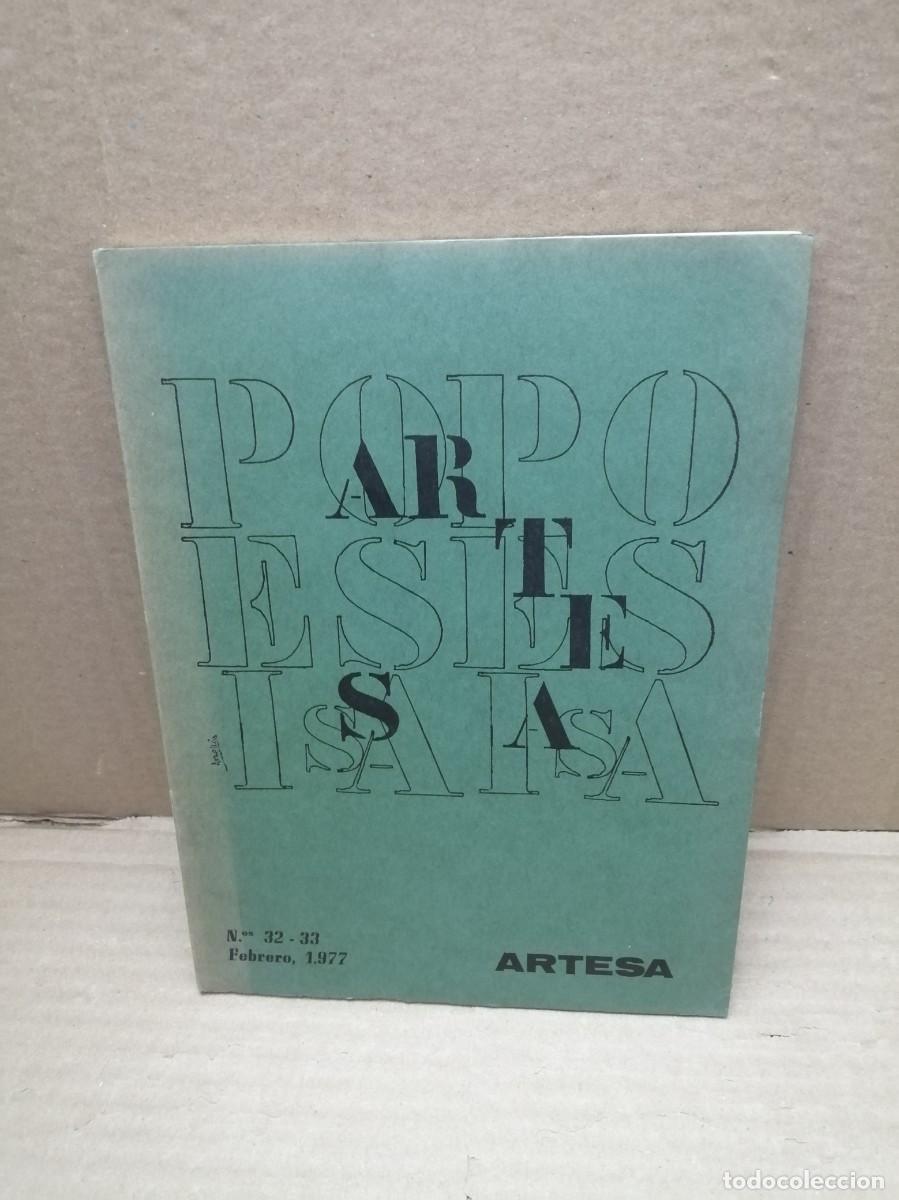 Libri di seconda mano: Artesa. Cuadernos de poes&iacute;a y cr&iacute;tica literaria y de arte. N&uacute;meros 32 y 33, Febrero 1977