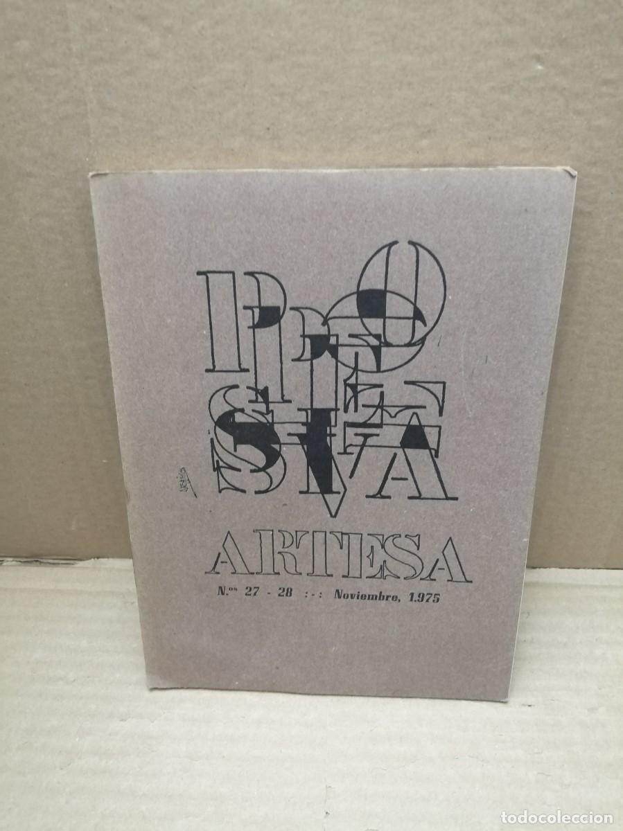 Libri di seconda mano: Artesa. Cuadernos de poes&iacute;a y cr&iacute;tica literaria y de arte. N&uacute;meros 27 y 28, Noviembre 1975