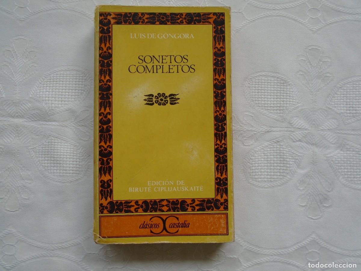 Libros de segunda mano: LUIS DE G&Oacute;NGORA. SONETOS COMPLETOS. 1969. - Foto 1