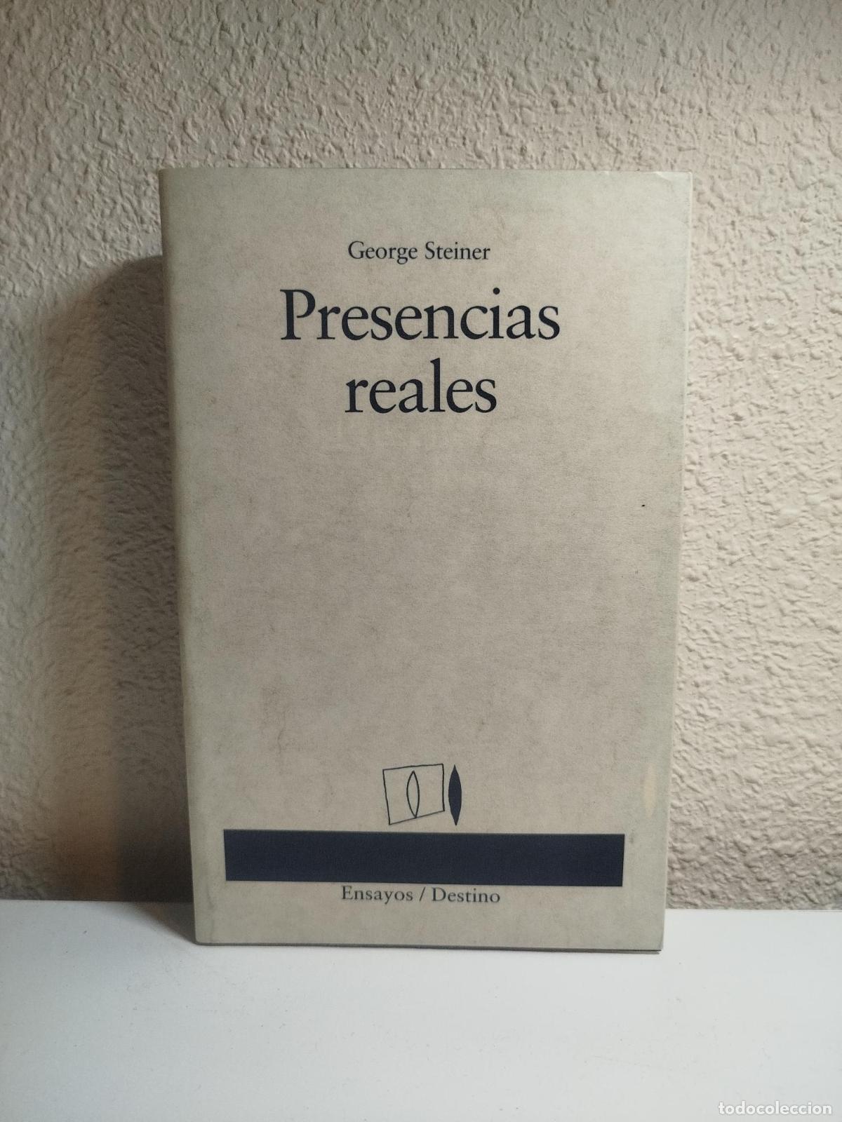 Libros de segunda mano: Presencias reales - STEINER, GEORGE