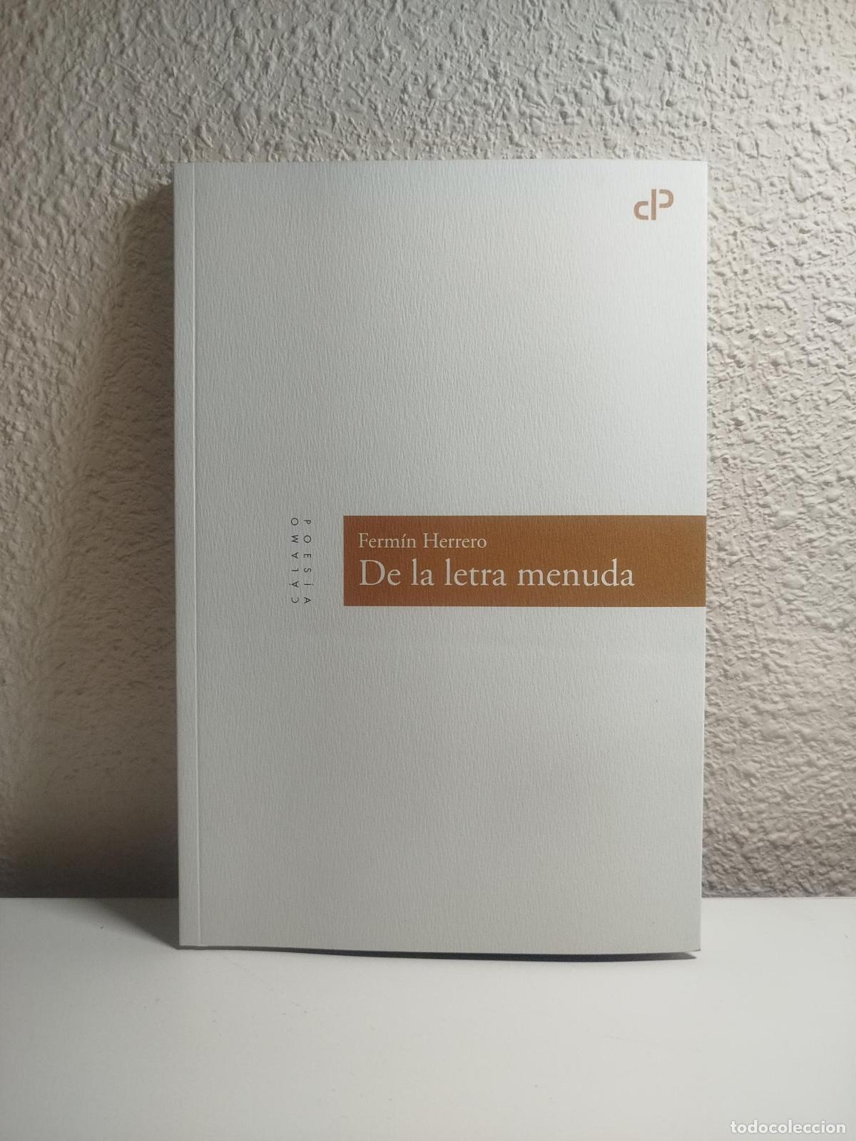 Libri di seconda mano: De la letra menuda - Herrero Redondo, Ferm&iacute;n