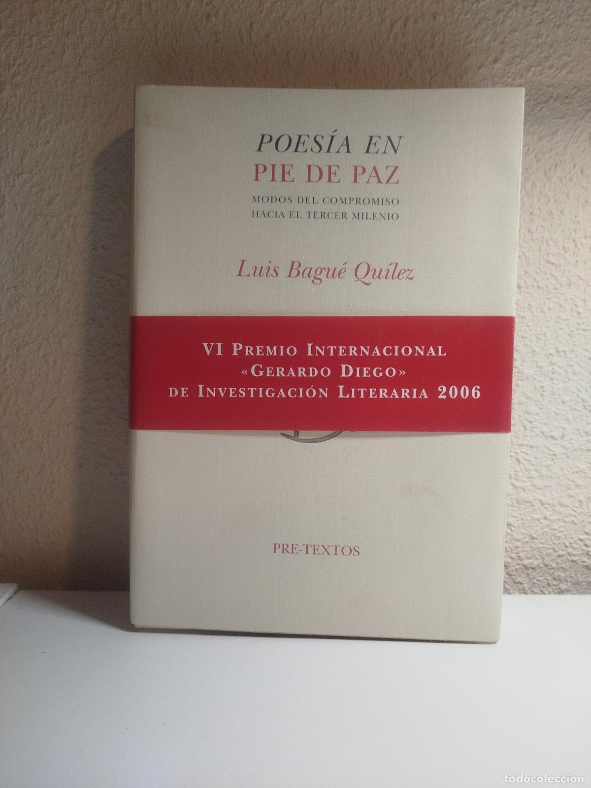 Libri di seconda mano: Poes&iacute;a en pie de paz - Bagu&eacute; Qu&iacute;lez, Luis.
