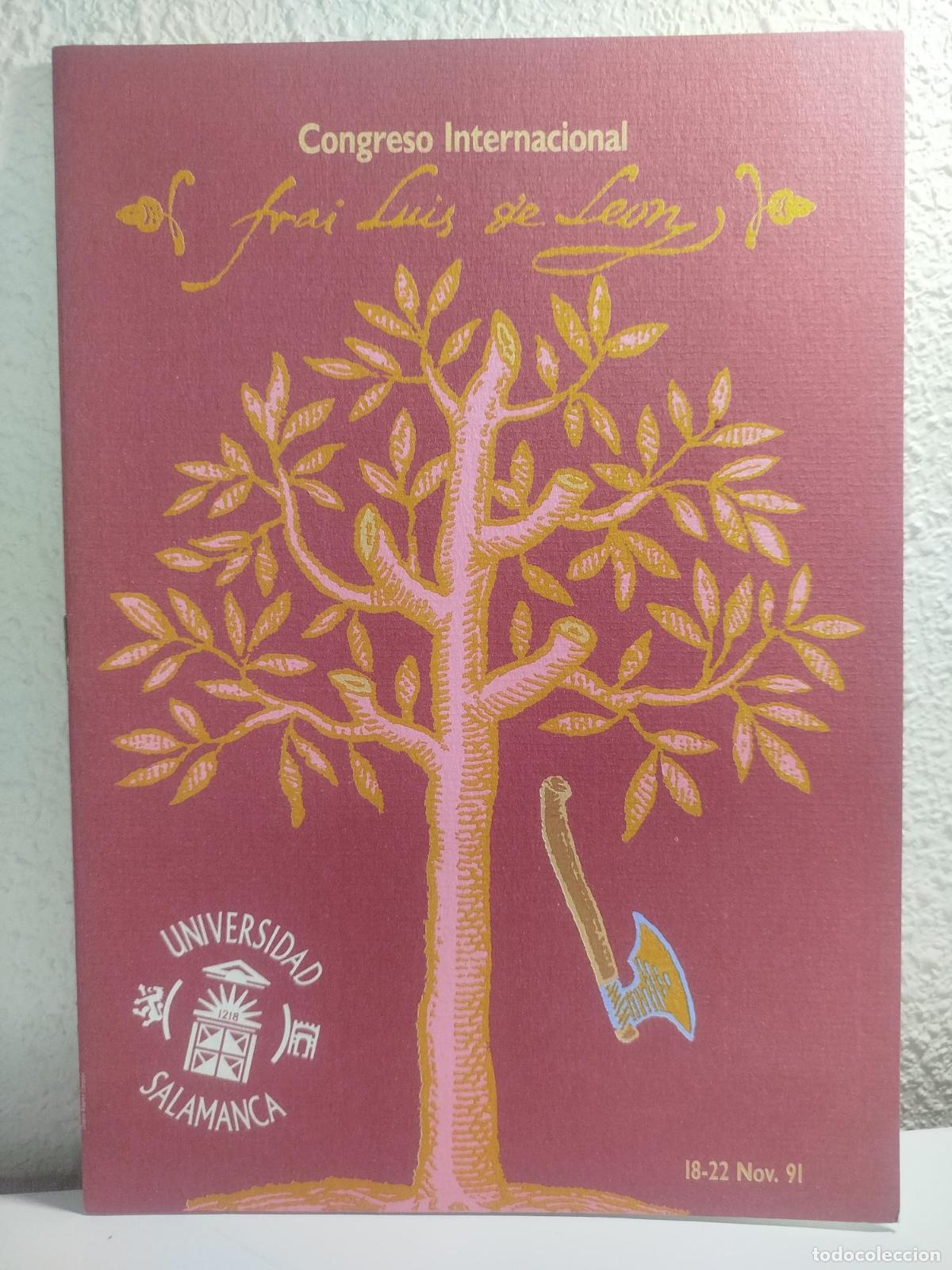 Second hand books: Congreso Internacional Fray Luis de Le&oacute;n. Programa -