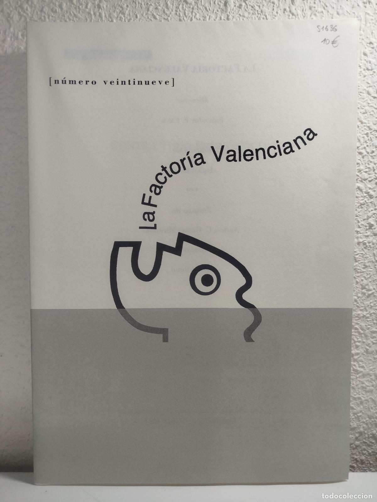 Second hand books: La factor&iacute;a valenciana, N&ordm;29 - Bono, Isabel.