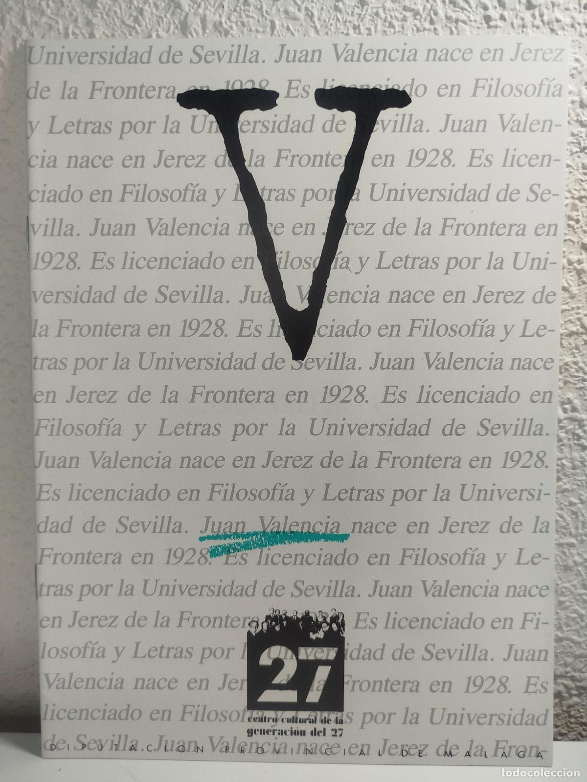 Second hand books: Cuaderno dedicado a Juan Valencia -