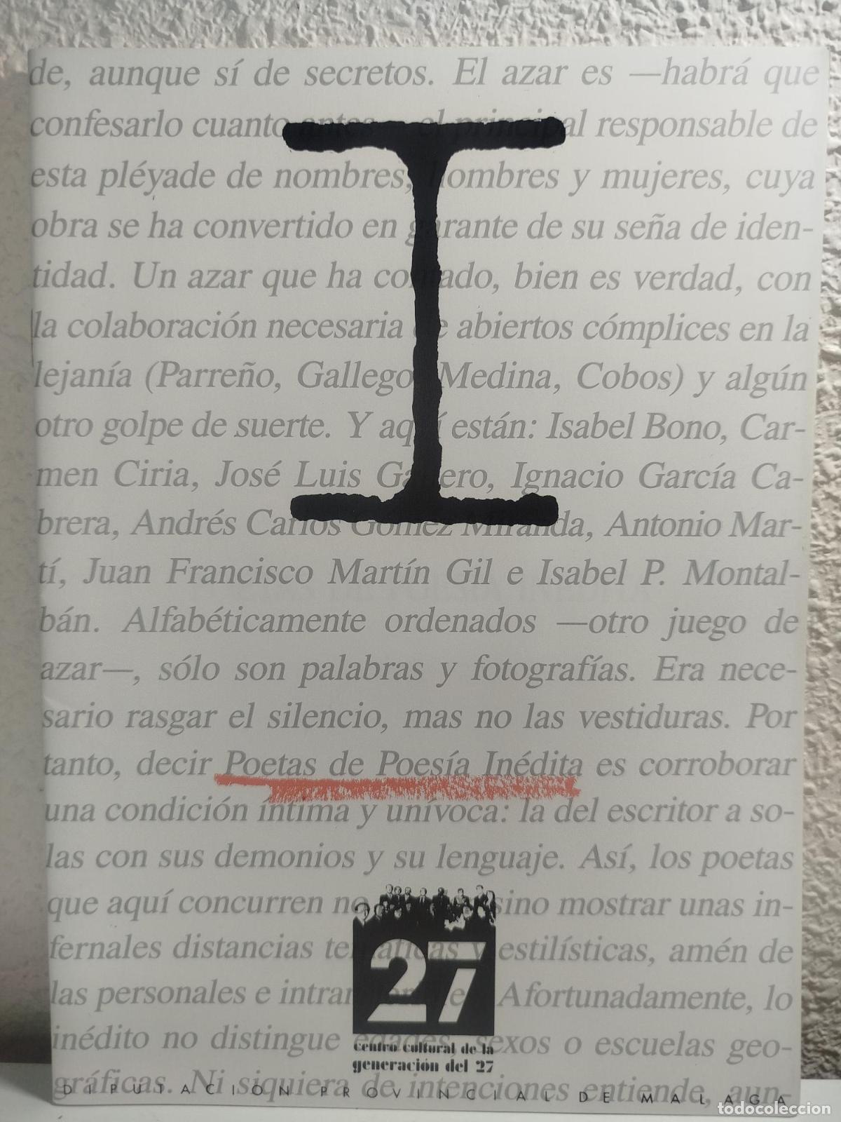 Second hand books: Cuaderno dedicado a Poetas de Poes&iacute;a In&eacute;dita -