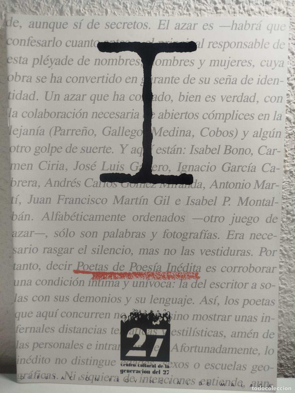 Second hand books: Cuaderno dedicado a Poetas de Poes&iacute;a In&eacute;dita -