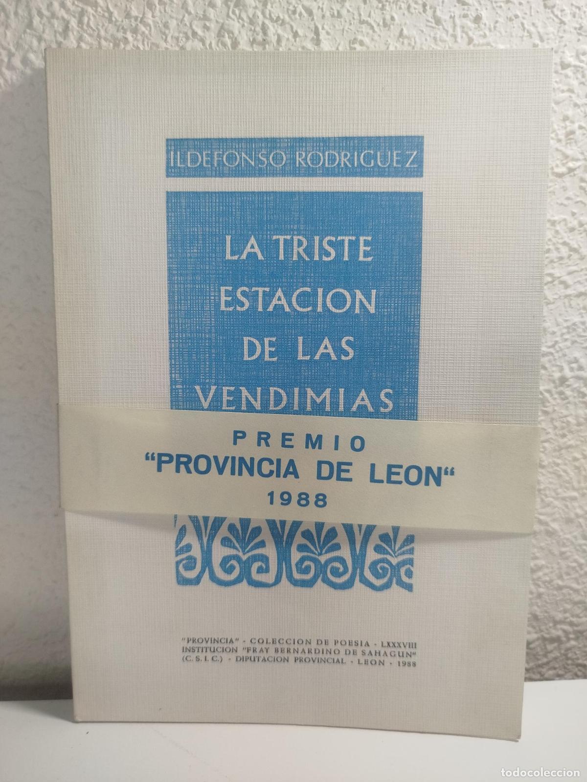 Second hand books: La triste estaci&oacute;n de las vendimias - Rodr&iacute;guez, Ildefonso