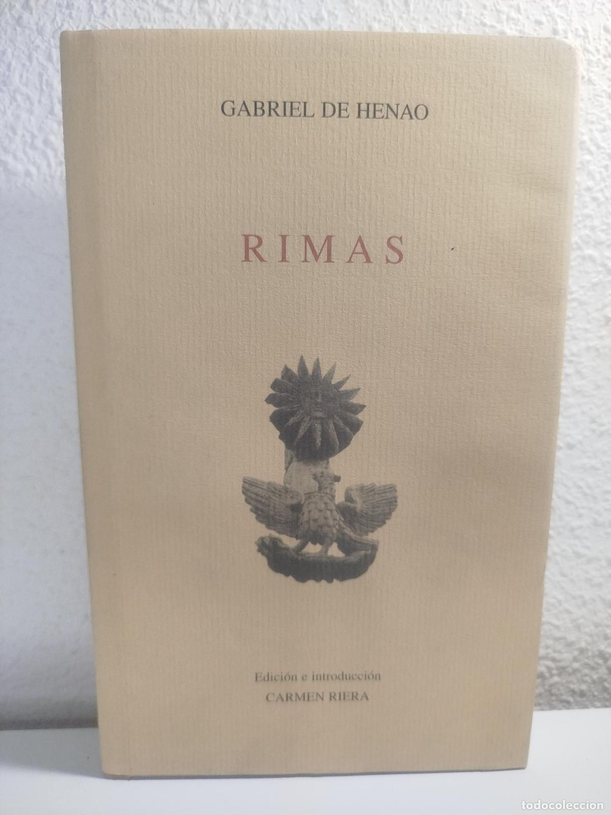 Libros de segunda mano: Rimas - HENAO, GABRIEL DE - Foto 1