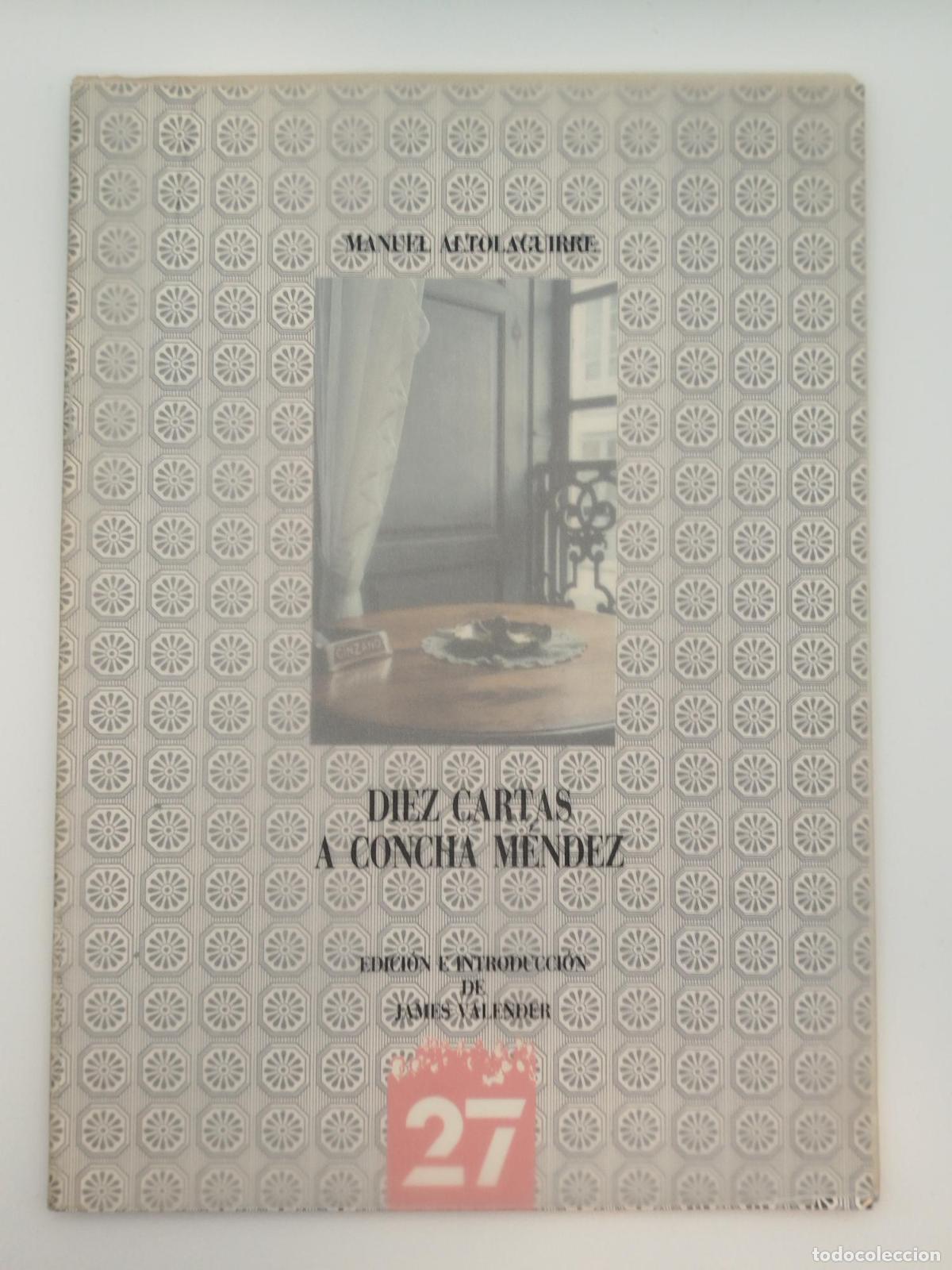 Livres d'occasion: Diez cartas a Concha M&eacute;ndez - Altolaguirre, Manuel.