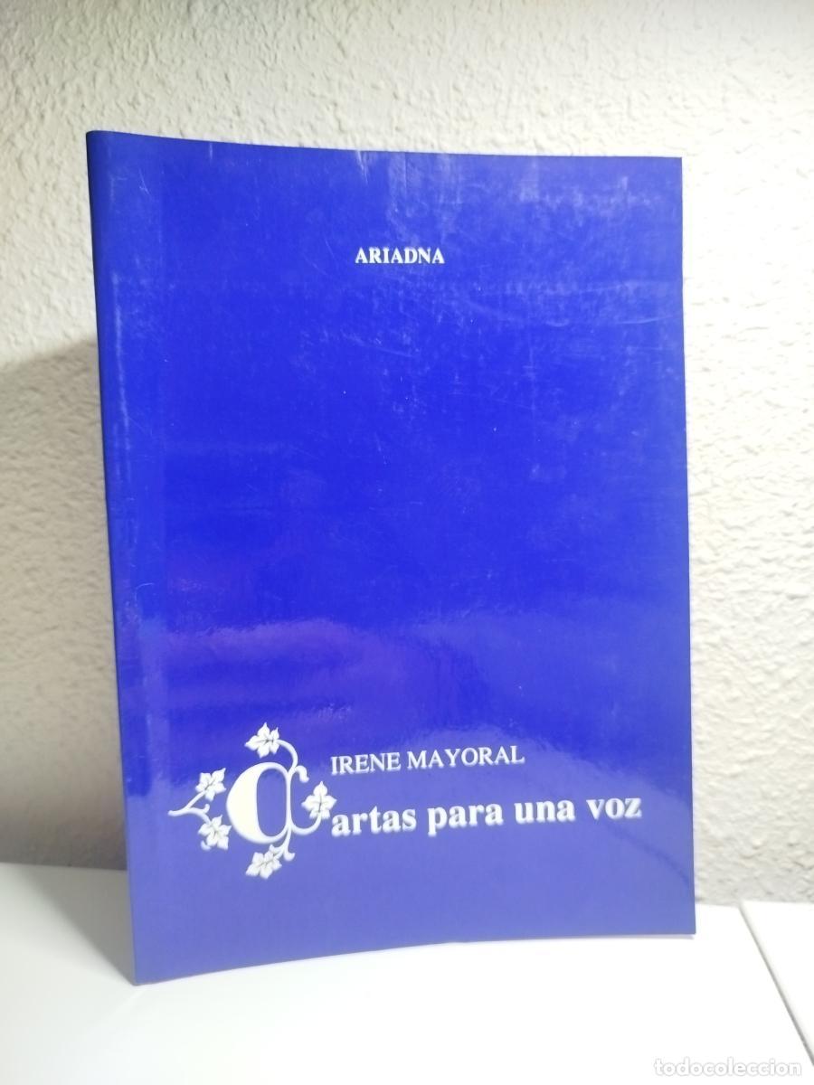 Gebrauchte B&uuml;cher: (Dedicado por el autor) Cartas para una voz - Mayoral, Irene.