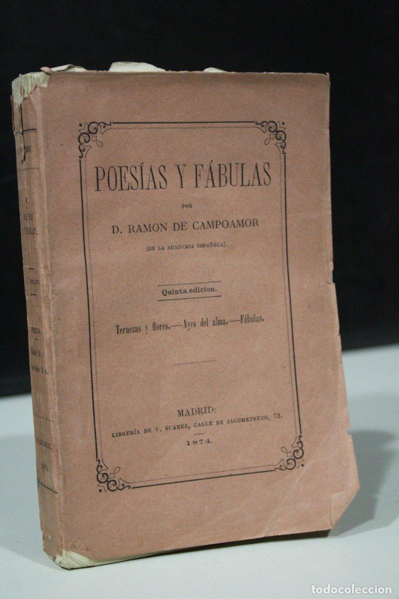 Gebrauchte B&uuml;cher: Poes&iacute;as y f&aacute;bulas. Ternezas y flores. Ayes del alma. F&aacute;bulas - Campoamor, Ram&oacute;n De.