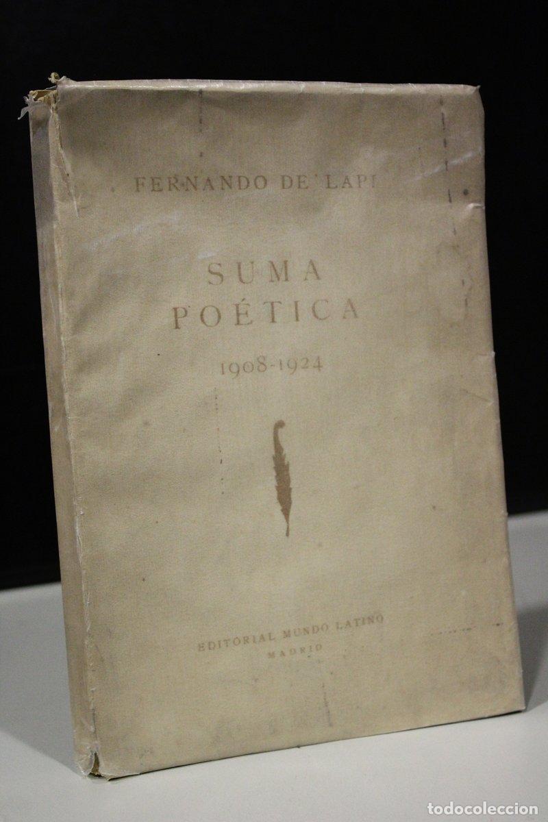Gebrauchte B&uuml;cher: Suma Po&eacute;tica 1908-1924 - Lapi, Fernando De.