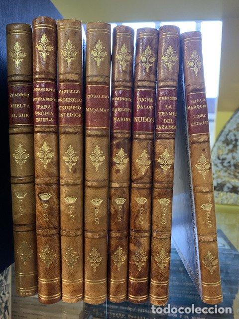 Gebrauchte B&uuml;cher: Conjunto de ocho primeras ediciones de la colecci&oacute;n Adonays con bella encuadernaci&oacute;n de Galv&aacute;n. La t