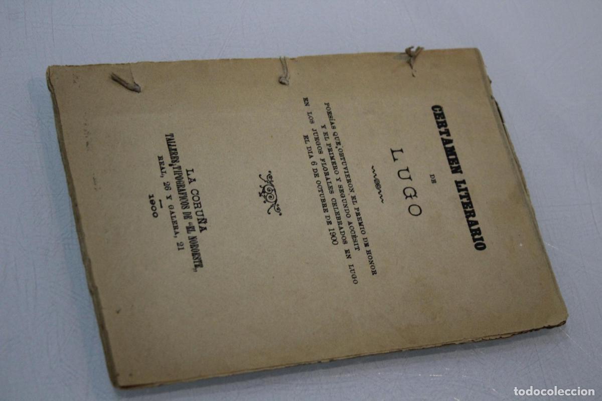Gebrauchte B&uuml;cher: (La Coru&ntilde;a 1900) Certamen literario de Lugo. Poes&iacute;as que obtuvieron el premio de honor y el primero