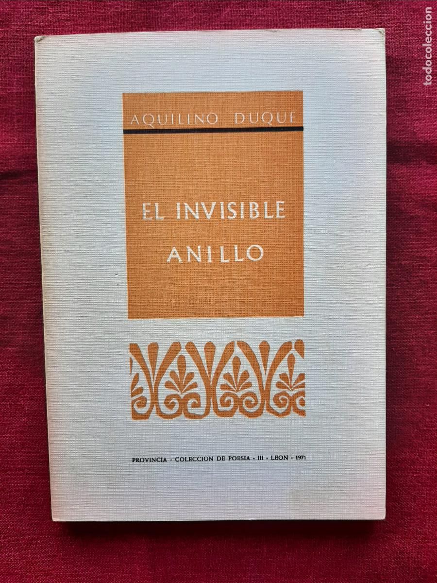 Gebrauchte B&uuml;cher: El invisible anillo - Duque, Aquilino