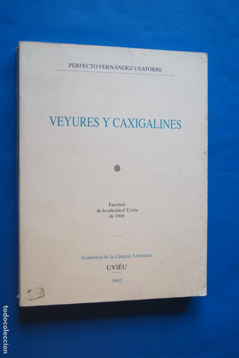 Gebrauchte B&uuml;cher: VEYURES Y CAXIGALINES. PERFECTO FERNANDEZ. FACSIMIL DE POESIA EN ASTURIANO.