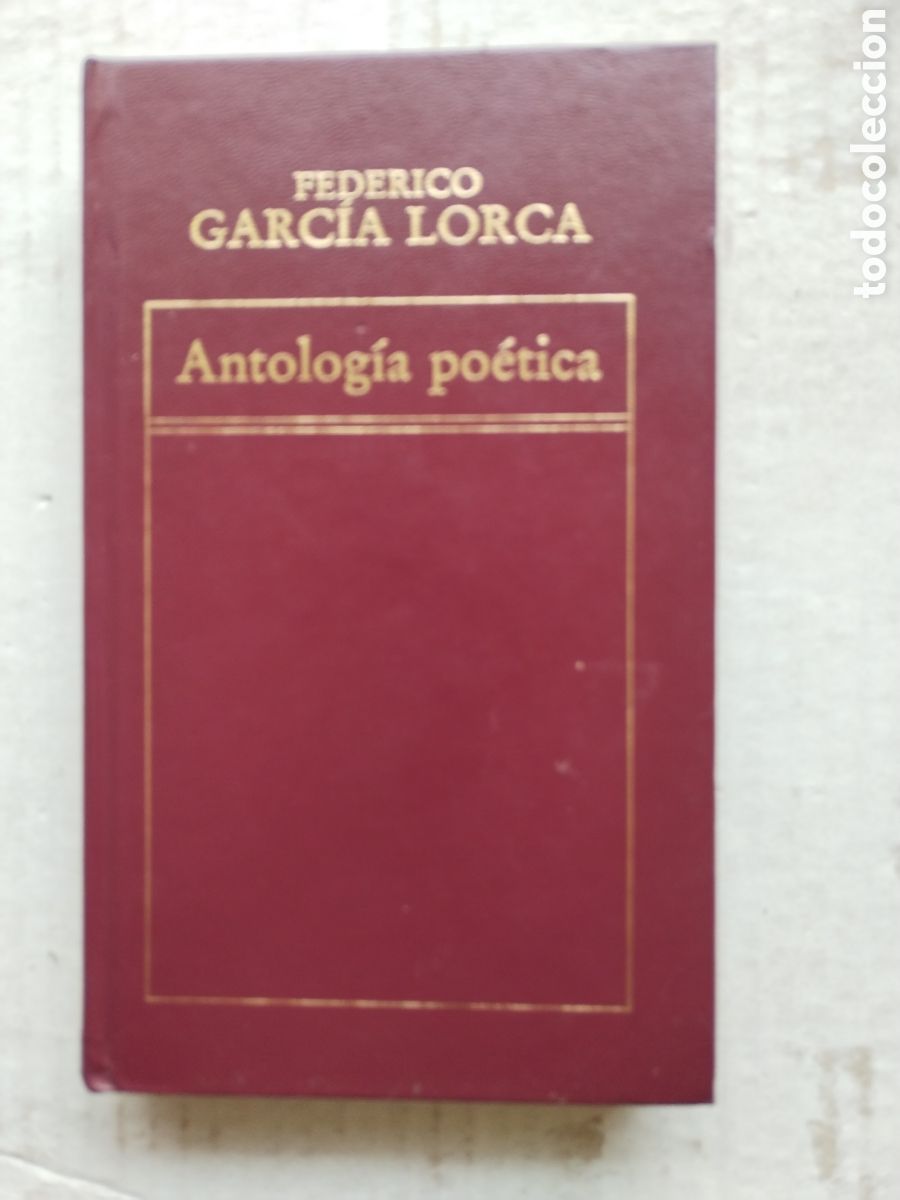 Libros de segunda mano: ANTOLOG&Iacute;A POETICA/FEDERICO GARC&Iacute;A LORCA