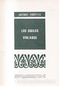 Second hand books: Los sigilos violados - Antonio Porpetta