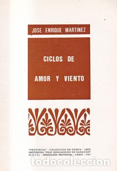 Gebrauchte B&uuml;cher: Ciclos de amor y viento - Jos&eacute; Enrique Mart&iacute;nez