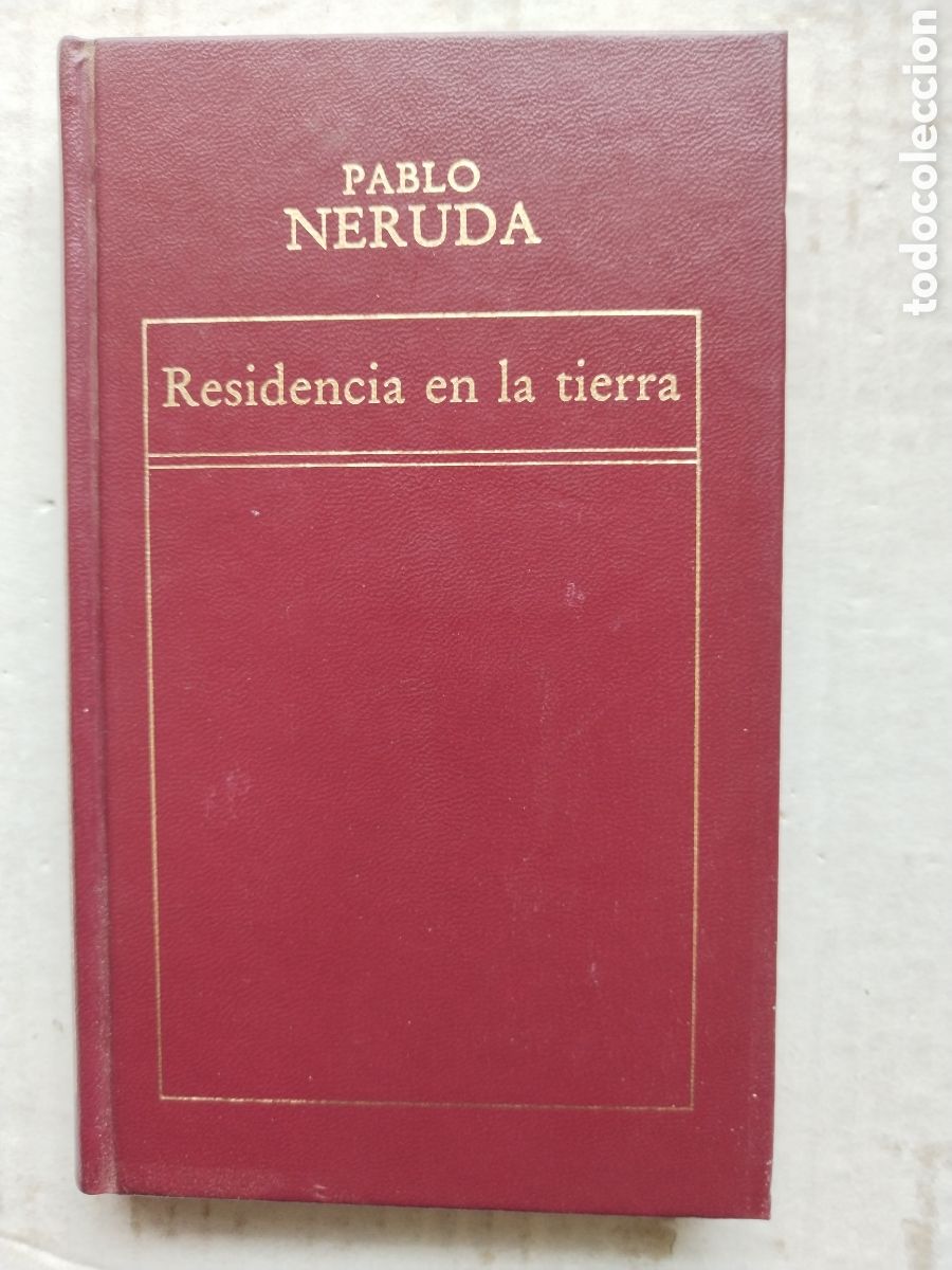 Libri di seconda mano: RESIDENCIA EN LA TIERRA/PABLO NERUDA