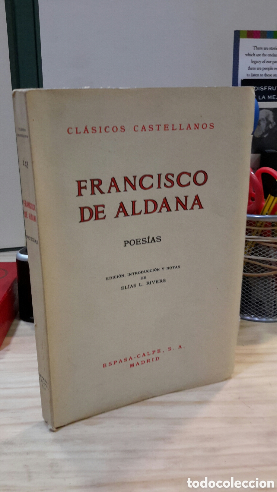 Livros em segunda m&atilde;o: El&iacute;as L. Rivers - Francisco de Aldana