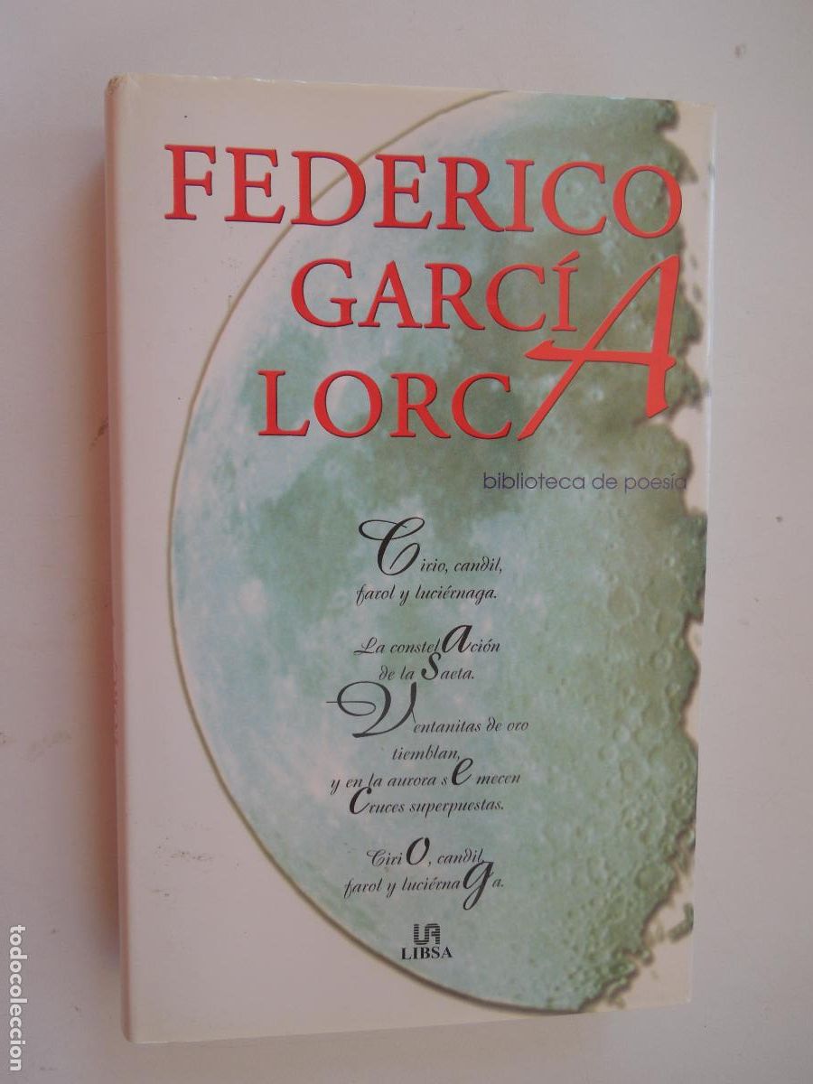 Libros de segunda mano: FEDERICO GARC&Iacute;A LORCA - ANTOLOG&Iacute;A - LIBSA 2001.