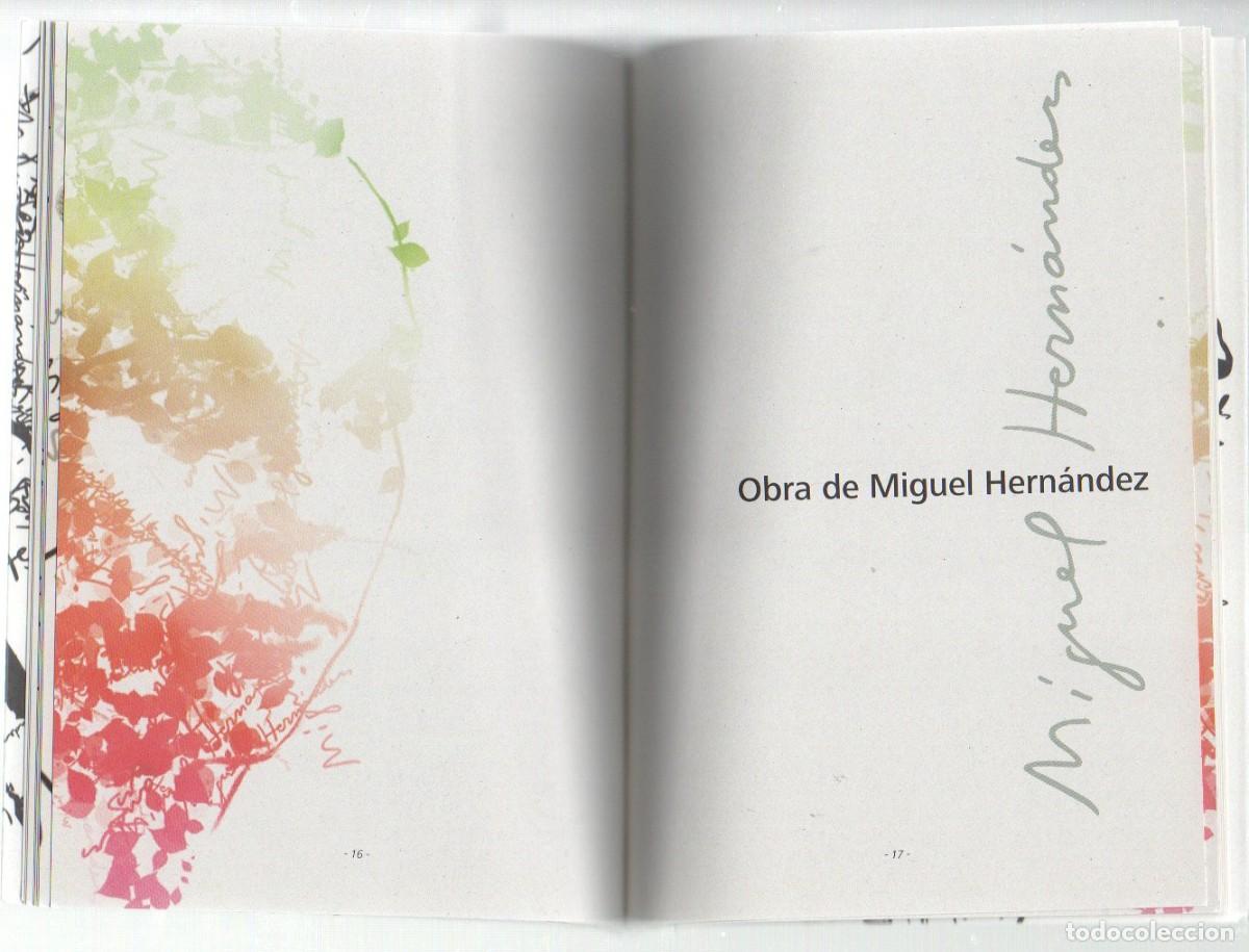Libros de segunda mano: MIGUEL HERNANDEZ, CENTENARIO ORIHUELA 2010. - Foto 3