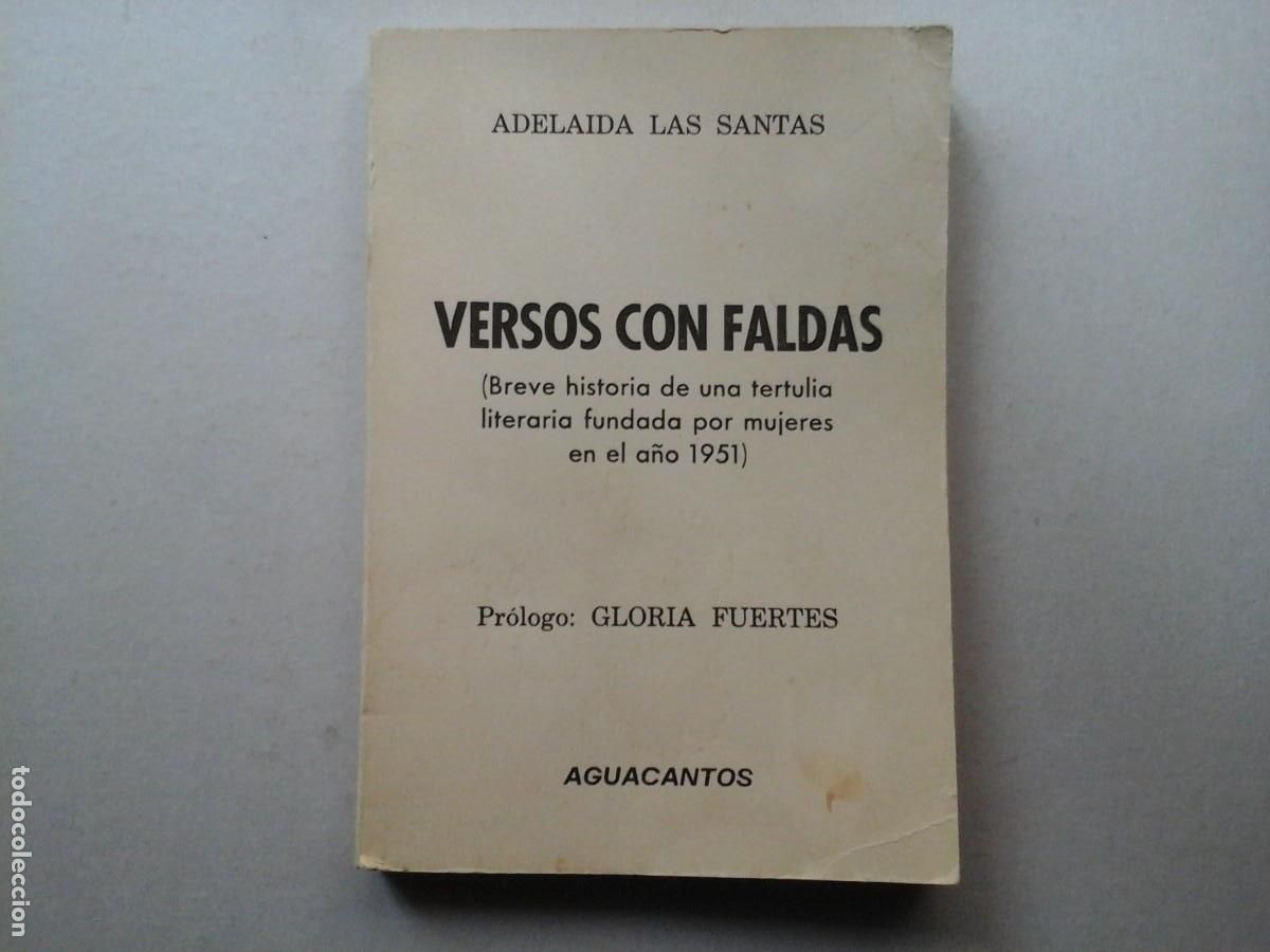 Libros de segunda mano: ADELAIDA LAS SANTAS. VERSOS CON FALDAS. 1&ordf; EDICI&Oacute;N 1983. AGUACANTOS. GLORIA FUERTES. POES&Iacute;A. MUJERES