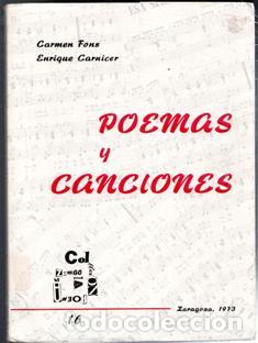 Libros de segunda mano: Poemas y canciones, Carmen Fons, Enriqeu Carnicer
